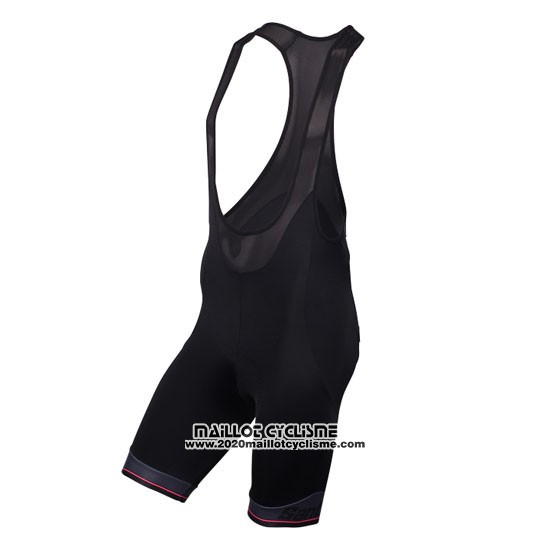 2016 Maillot Ciclismo Giro D'italie Noir et Rouge Manches Courtes et Cuissard